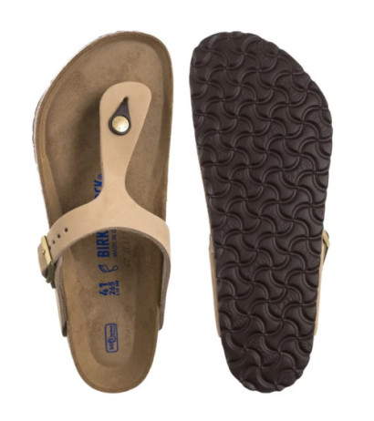 Birkenstock Gizeh BS Soft Footbed Sandcastle 1018999 (BK216-c) šlepetės