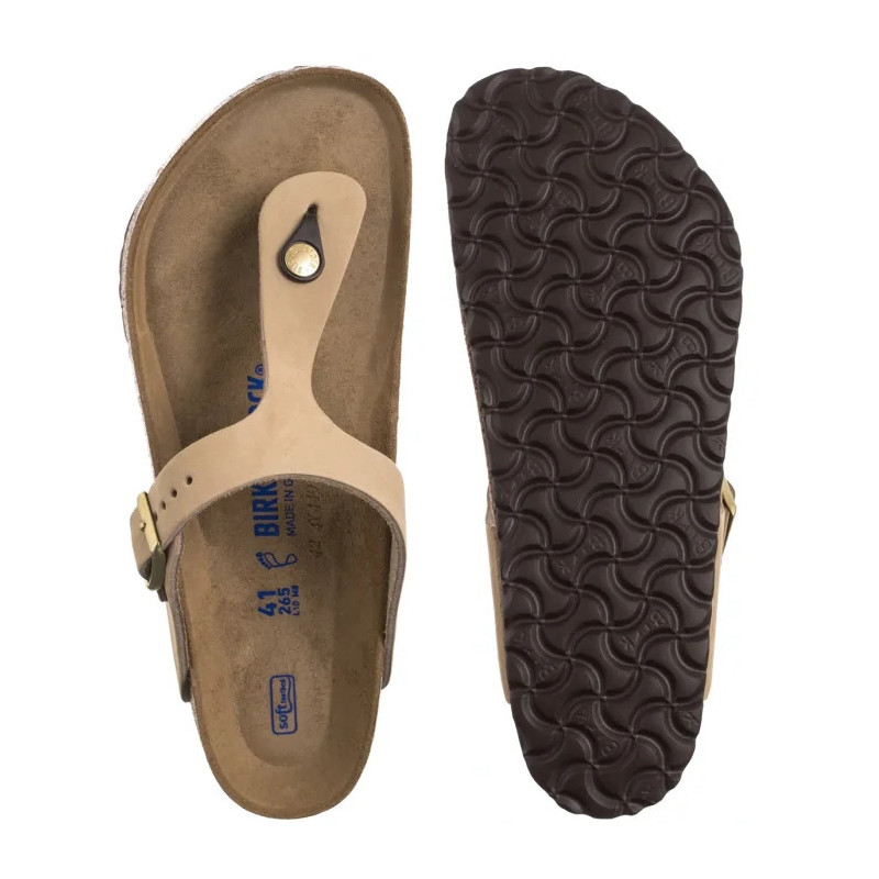 Birkenstock Gizeh BS Soft Footbed Sandcastle 1018999 (BK216-c) šlepetės