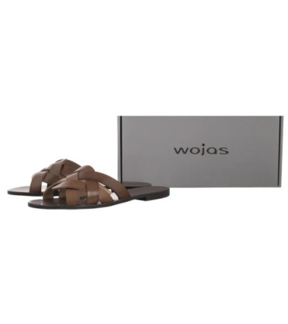 Wojas Brązowe 74025-53 (WO152-c) Moteriški batai/šlepetės