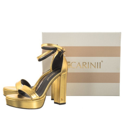 Carinii Złote B8835-J25-000-000-F86 (CI724-a) sandalai