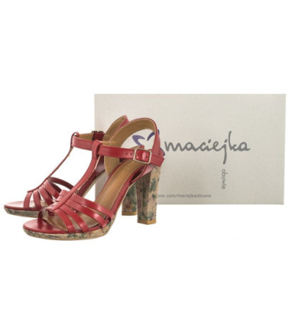 Maciejka Czerwone 06082-08/00-1 (MA1104-b) sandalai