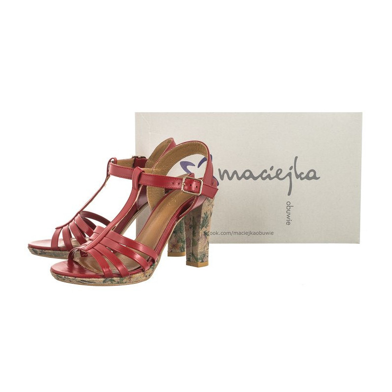 Maciejka Czerwone 06082-08/00-1 (MA1104-b) sandalai