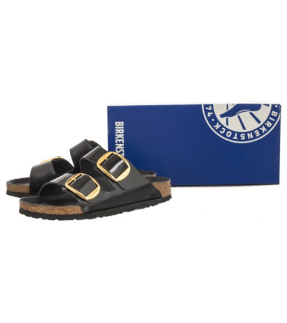 Birkenstock Arizona Big Buckle High-Shine Black 1021476 (BK239-a) Moteriški batai/šlepetės