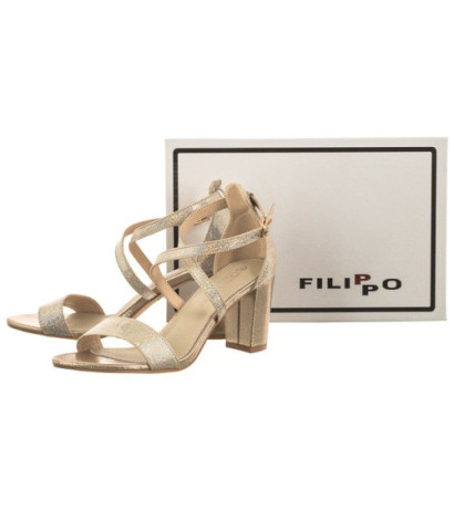 Filippo Złote DS1276/23 GO (FO46-a) sandalai