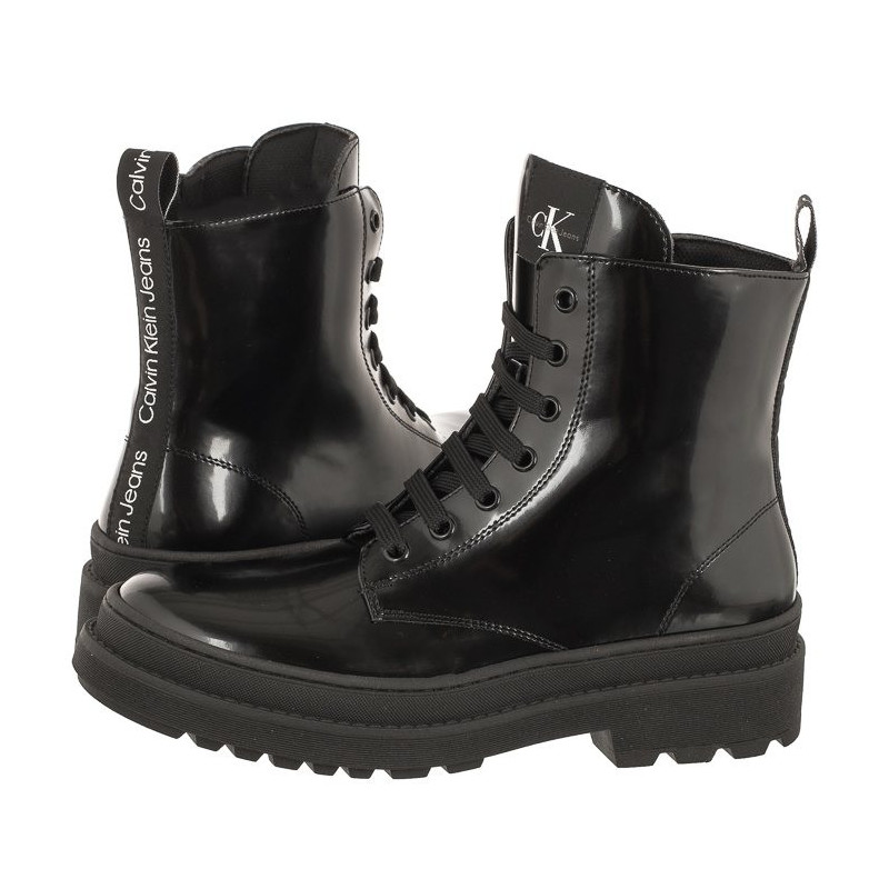 Calvin Klein Lace-Up Bootie V4A5-80703-1453 999 Black (CK315-a) batai