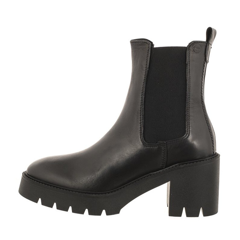 Tamaris Czarne 1-25469-41 003 Black Leather (TM452-a) bateliai