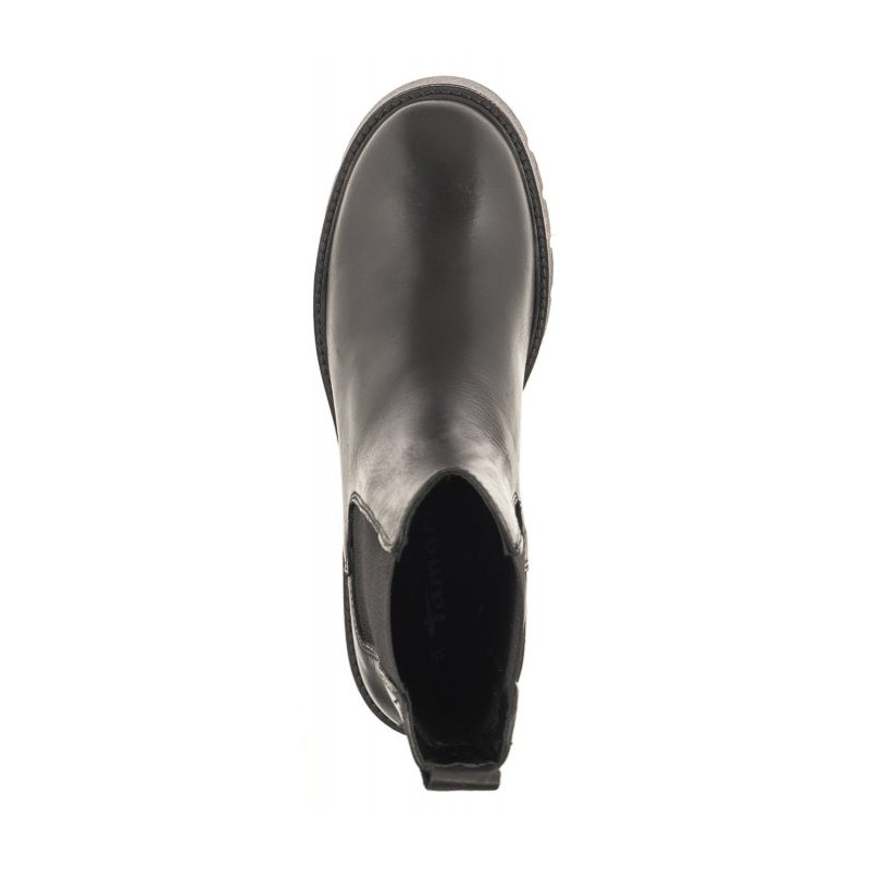 Tamaris Czarne 1-25469-41 003 Black Leather (TM452-a) bateliai