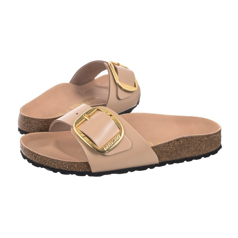 Birkenstock Madrid Big Buckle High-Shine Black 1022650 (BK238-b) Moteriški batai/šlepetės