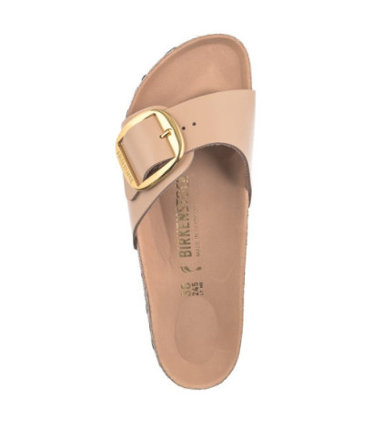 Birkenstock Madrid Big Buckle High-Shine New Beige 1026496 (BK238-b) Moteriški batai/šlepetės