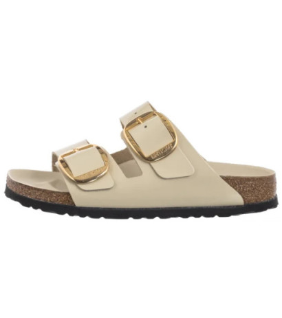 Birkenstock Arizona Big Buckle High-Shine Ecru 1026128 (BK239-g) Moteriški batai/šlepetės