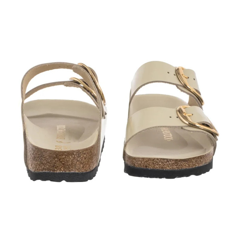 Birkenstock Arizona Big Buckle High-Shine Ecru 1026128 (BK239-g) Moteriški batai/šlepetės