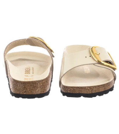 Birkenstock Madrid Big Buckle High-Shine Ecru 1025298 (BK238-g) Moteriški batai/šlepetės