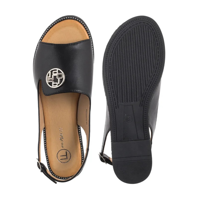 Filippo Czarne DS3666/25 BK (FO48-b) sandalai