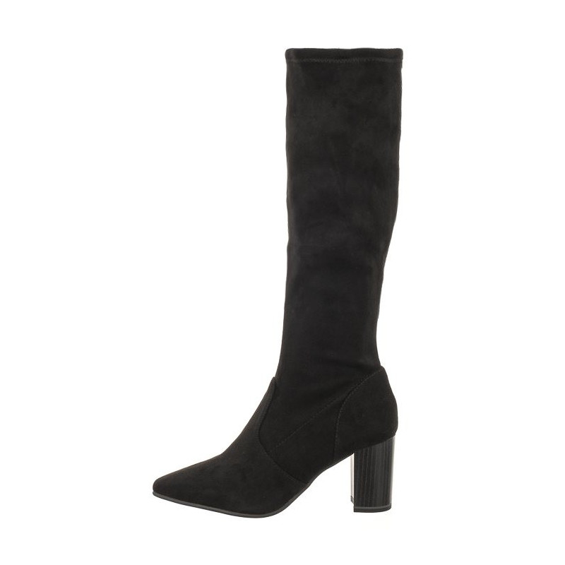 Caprice Czarne 9-25520-41 004 Black Stretch  (CP384-a) bateliai