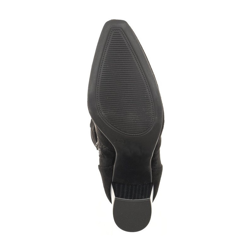 Caprice Czarne 9-25520-41 004 Black Stretch  (CP384-a) bateliai