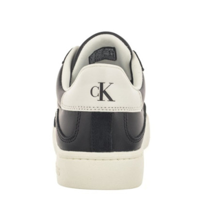 Calvin Klein Classic Cupsole Laceup Mix Lth Black/Bright White/Silver YW0YW01057 BEH (CK353-a) sportiniai bateliai