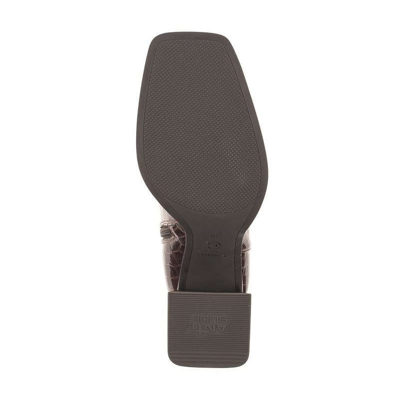 Tamaris Brązowe Lakierowane 1-25328-41 397 Brown Croco (TM467-a) bateliai