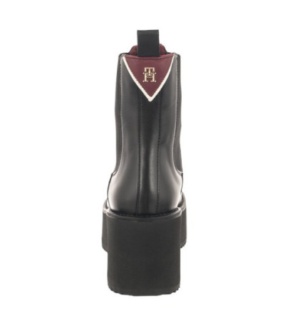 Tommy Hilfiger Elevated Wedge Bootie Black FW0FW07857 BDS (TH861-a) batai