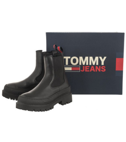 Tommy Hilfiger Tjw Chelsea Foxing Boot Black EN0EN02289 BDS (TH866-a) batai