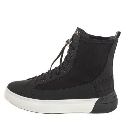 Calvin Klein High Top Lace-up Sneaker V3X9-80733-1464 999 Black (CK354-a) batai