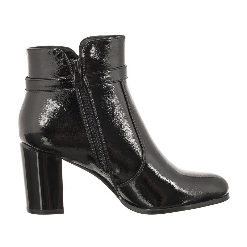 Sergio Leone Czarne Lakierowane BT 324 (SL493-a) bateliai