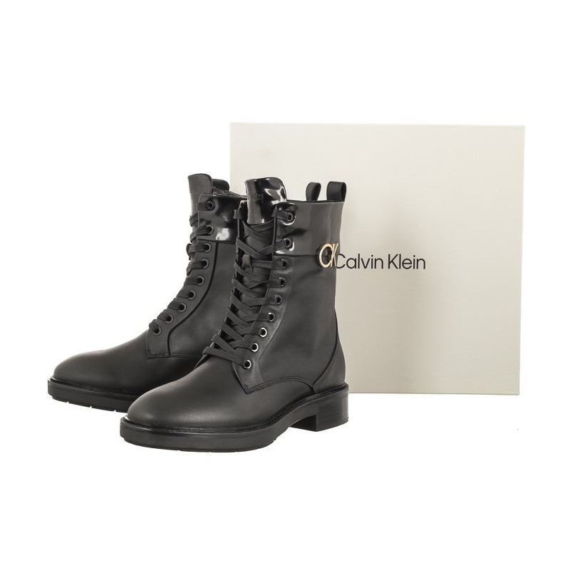 Calvin Klein Rubber Sole Combat Boot W HW0HW01717 (CK370-a) batai
