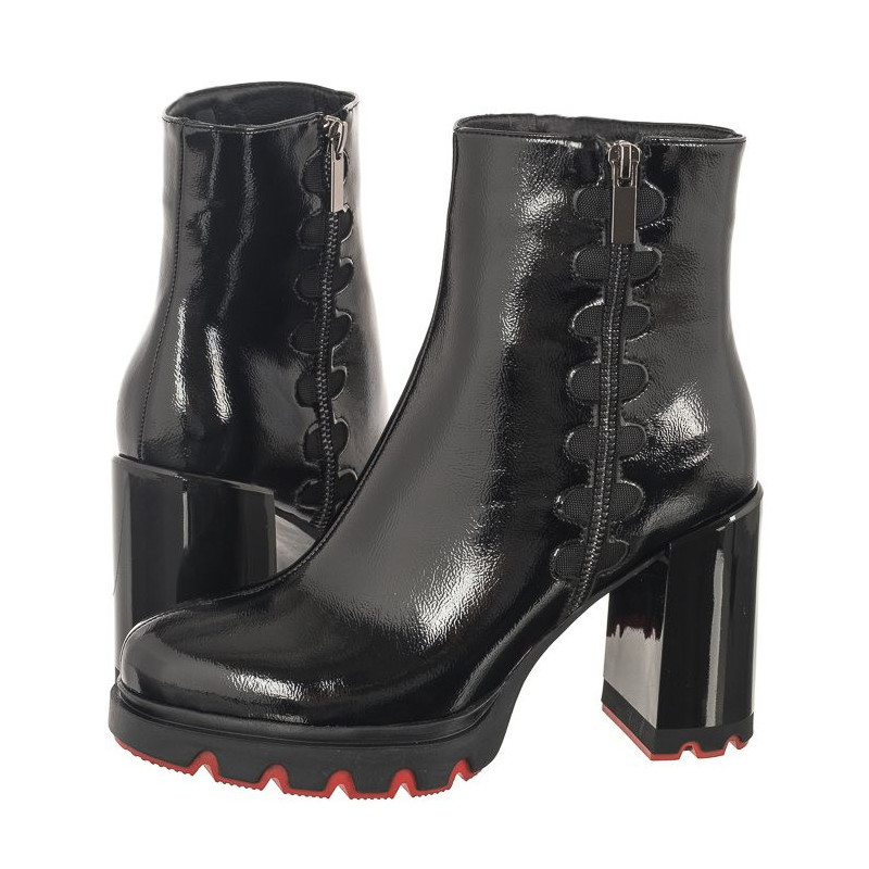 Filippo Czarne Lakierowane DBT3332/22 BK (FO51-a) bateliai
