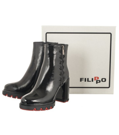 Filippo Czarne Lakierowane DBT3332/22 BK (FO51-a) bateliai