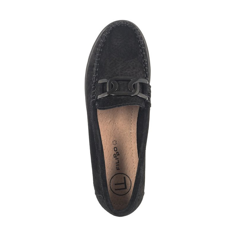 Filippo Czarne DP3334/23 BK (FO57-a) batai