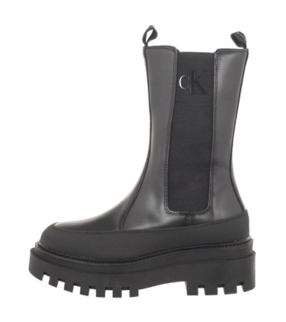 Calvin Klein Flatform Chelsea Boot Lth Wn Triple Black YW0YW01111 0GT (CK386-a) bateliai