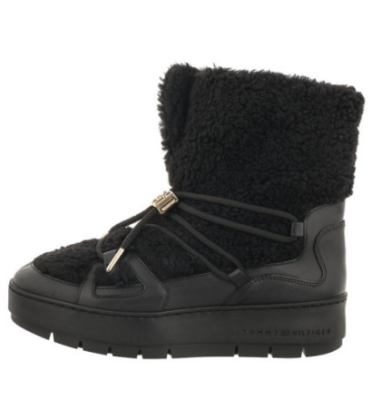 Tommy Hilfiger Tommy Teddy Snowboot Black FW0FW07505 BDS (TH927-b) batai