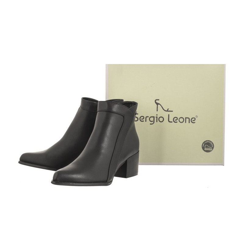Sergio Leone Czarne BT 633 (SL502-a) bateliai