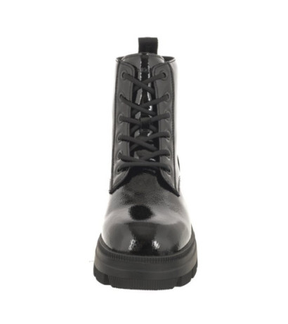 Calvin Klein Chunky Combat Laceup Boot Wn Triple Black YW0YW01265 0GT (CK397-a) batai