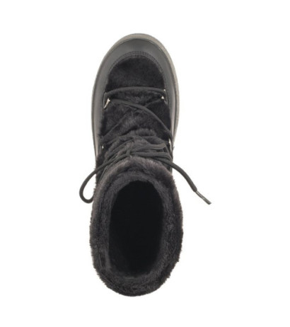 Moon Boot MB Ltrack Faux Fur WP Black 24501300001 (MB63-a) batai