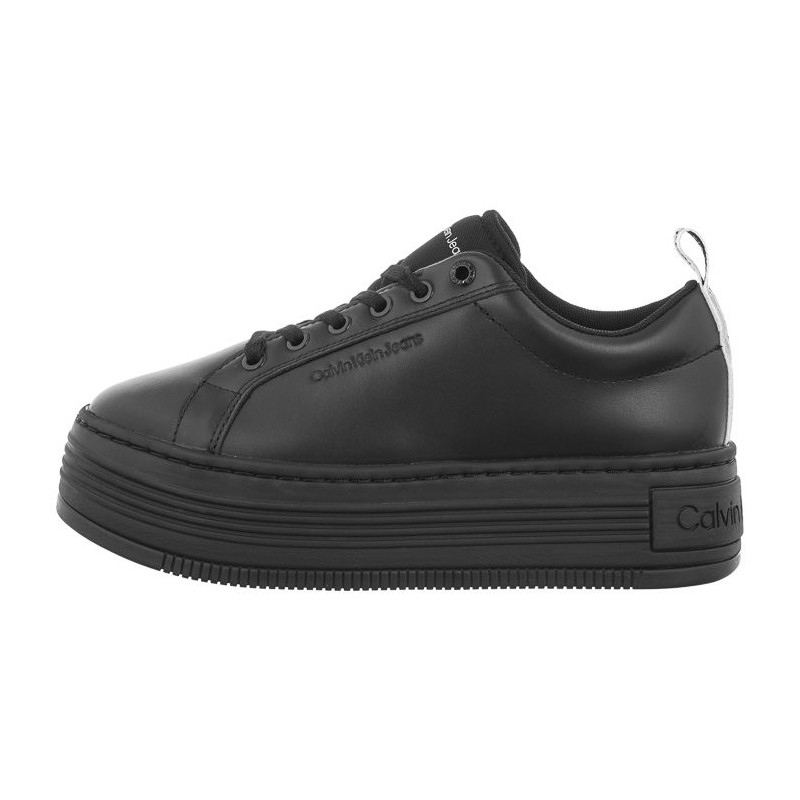 Calvin Klein Bold Flatf Low Laceup Lth In Lum Triple Black YW0YW01309 0GT (CK444-a) bateliai