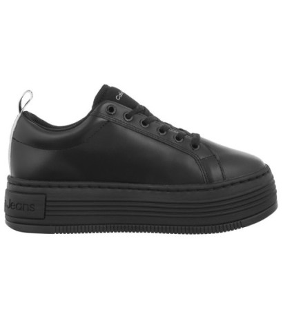 Calvin Klein Bold Flatf Low Laceup Lth In Lum Triple Black YW0YW01309 0GT (CK444-a) bateliai