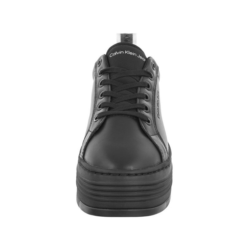 Calvin Klein Bold Flatf Low Laceup Lth In Lum Triple Black YW0YW01309 0GT (CK444-a) bateliai