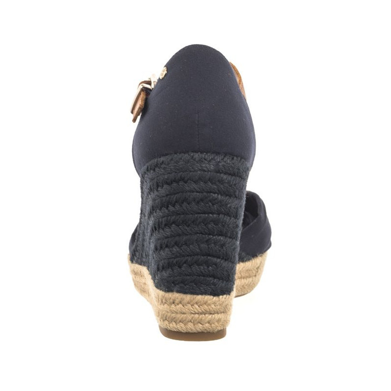 Tommy Hilfiger Basic Open Toe High Wedge Space Blue FW0FW04784 DW6 (TH1013-b) batai