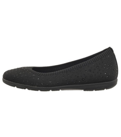 Caprice Czarne 9-22107-42 035 Black Knit  (CP397-a) bateliai