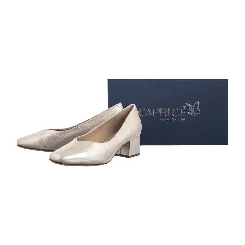 Caprice Złote 9-22315-42 341 Taupe Metallic (CP401-b) bateliai
