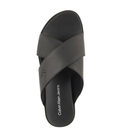 Calvin Klein Flatform Cross MG UC Triple Black YW0YW01349 0GT (CK466-a) Moteriški batai/šlepetės