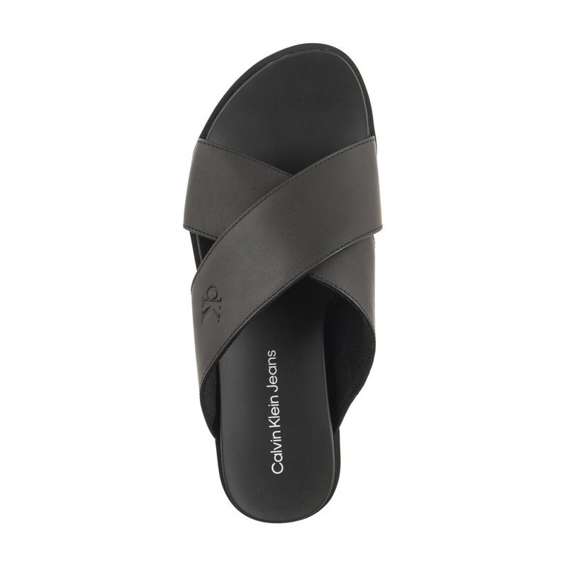 Calvin Klein Flatform Cross MG UC Triple Black YW0YW01349 0GT (CK466-a) bateliai