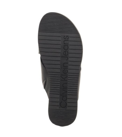 Calvin Klein Flatform Cross MG UC Triple Black YW0YW01349 0GT (CK466-a) bateliai