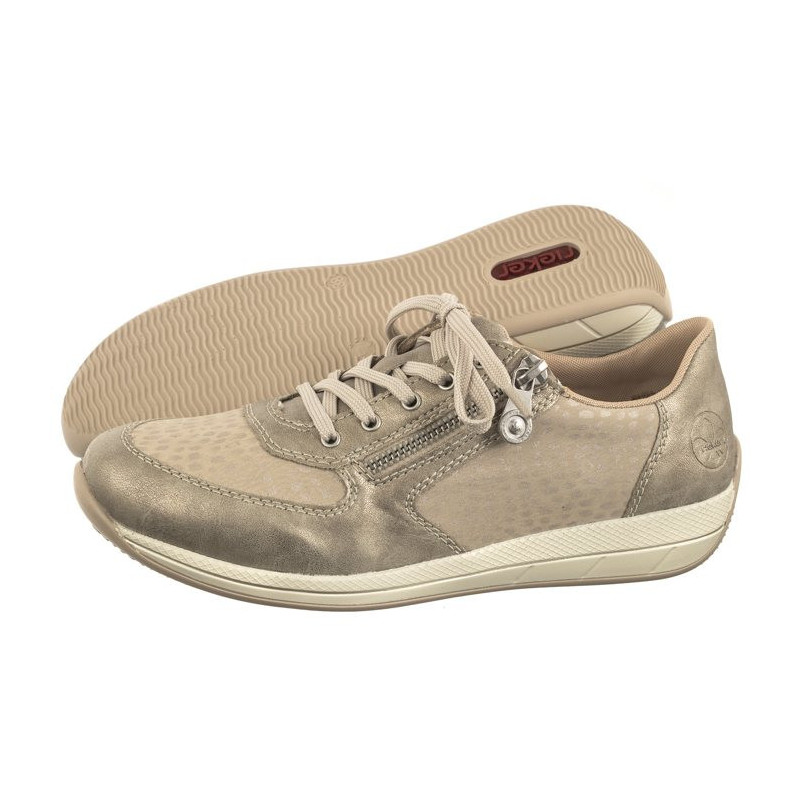 Rieker Beżowe N1112-60 Beige (RI148-a) batai