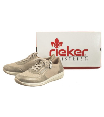 Rieker Beżowe N1112-60 Beige (RI148-a) batai