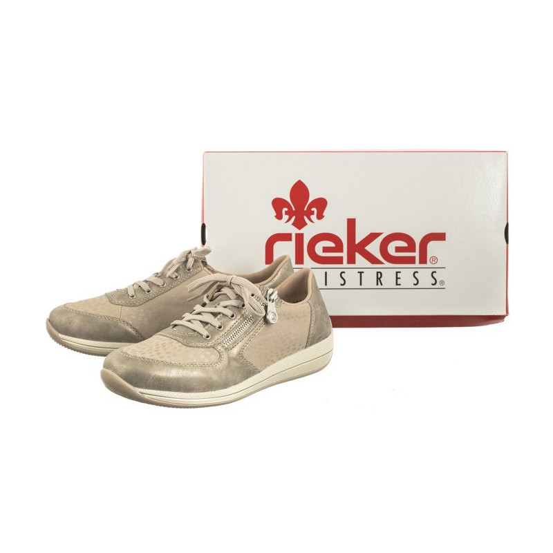 Rieker Beżowe N1112-60 Beige (RI148-a) batai