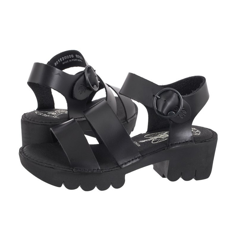 FLY London Egly Bridle Black P801520000 (FL397-a) sandalai