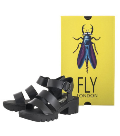 FLY London Egly Bridle Black P801520000 (FL397-a) sandalai