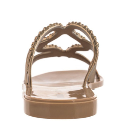 Melissa Slide+BO.BO AD 33862/AX131 Beige/Bronze (ML315-a) Moteriški batai/šlepetės