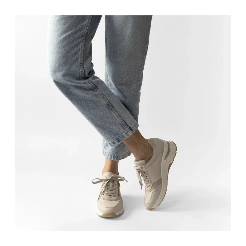 Rieker Beżowe N9301-60 Beige (RI155-a) sportiniai bateliai